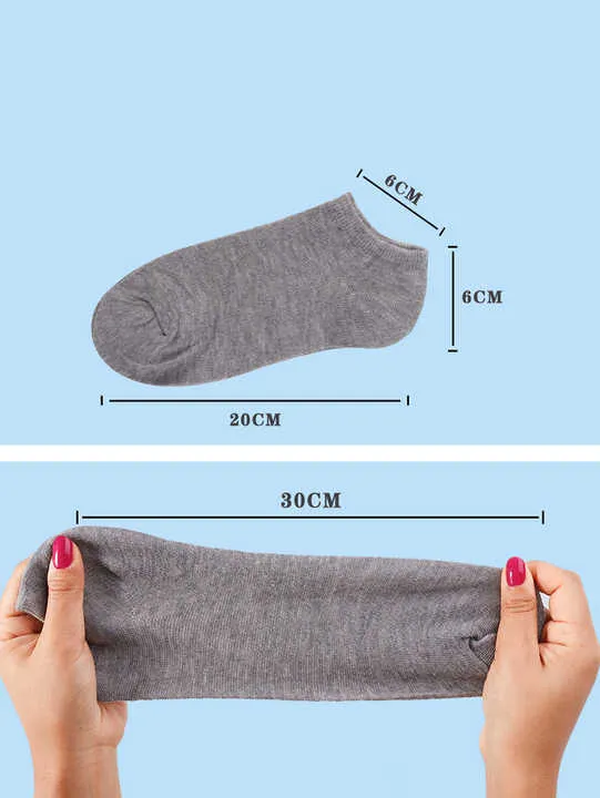 جوارب كاحل صيفية للرجال 12 زوجًا مريحة جيدة . 12 Pairs Men's Summer Ankle Socks Comfortable