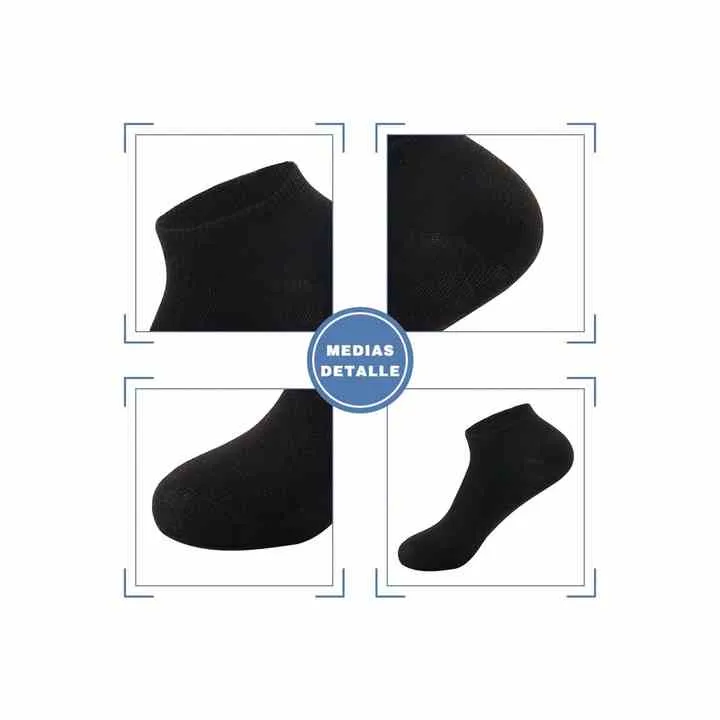جوارب كاحل صيفية للرجال 12 زوجًا مريحة جيدة . 12 Pairs Men's Summer Ankle Socks Comfortable