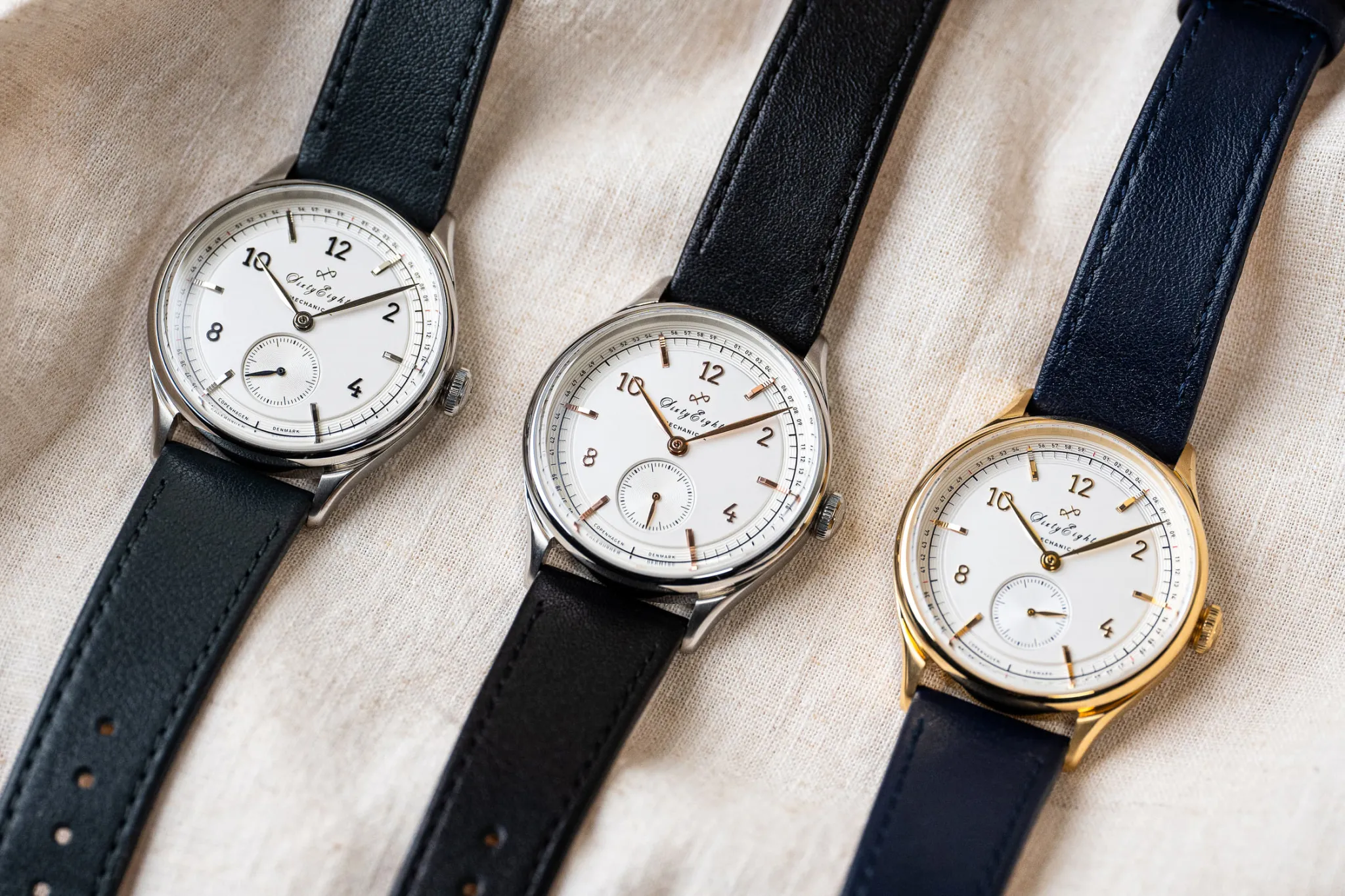 1968 Mechanical (Hand-Wound), Gold / White