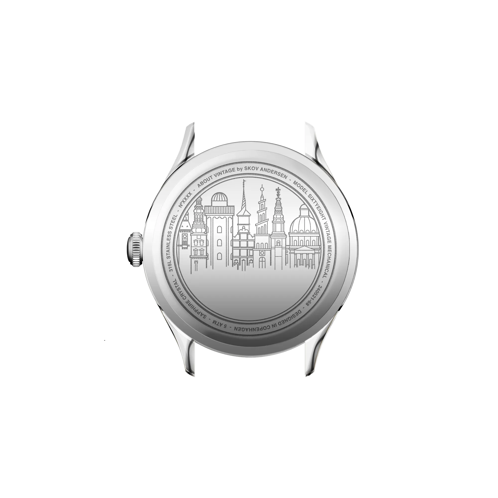1968 Mechanical (Hand-Wound), Gold / White