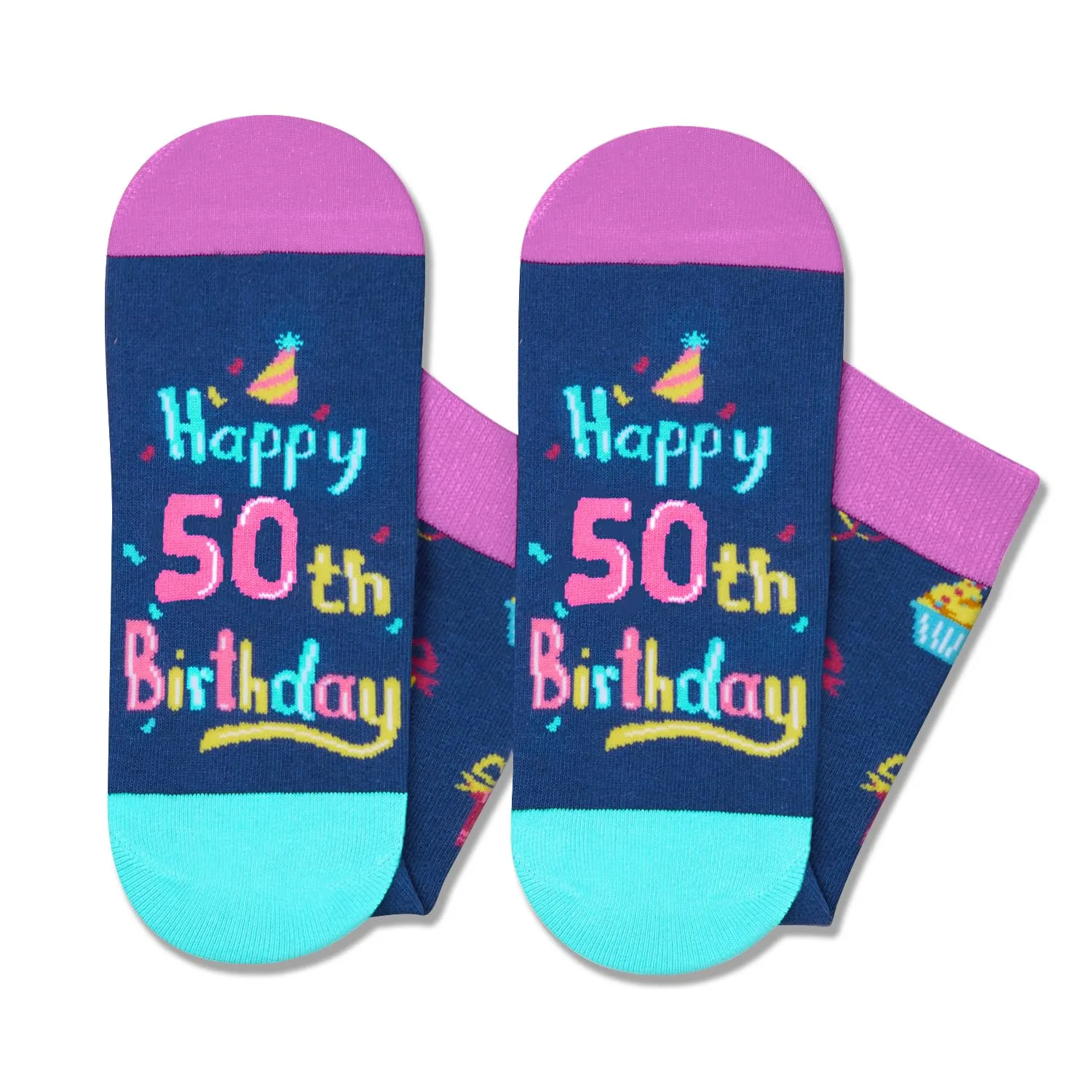 50 Year Old Birthday Gifts for Women Men - 50th Birthday Socks, Best Gifts for 50 Year Old Woman Man, 50th Birthday Gifts for Her Him