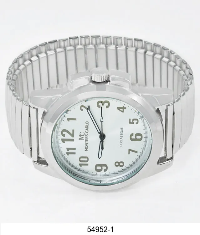 5527-Montres Carlo Metal Band Watch