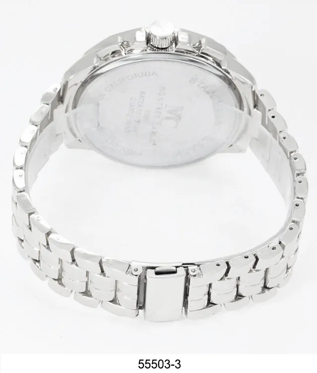 5550-Montres Carlo Metal Band Watch