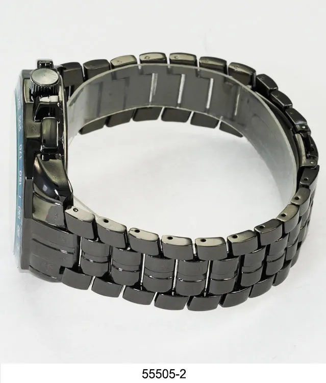 5550-Montres Carlo Metal Band Watch