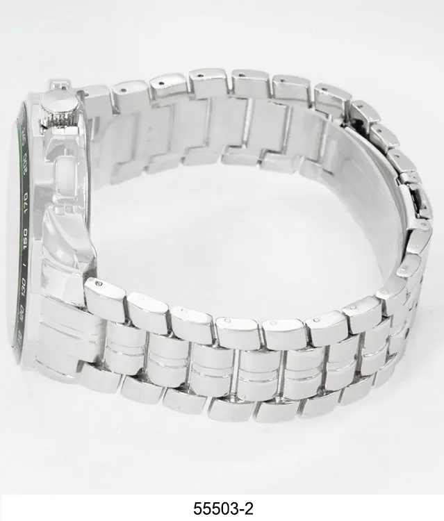 5550-Montres Carlo Metal Band Watch