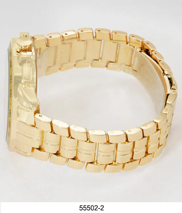 5550-Montres Carlo Metal Band Watch