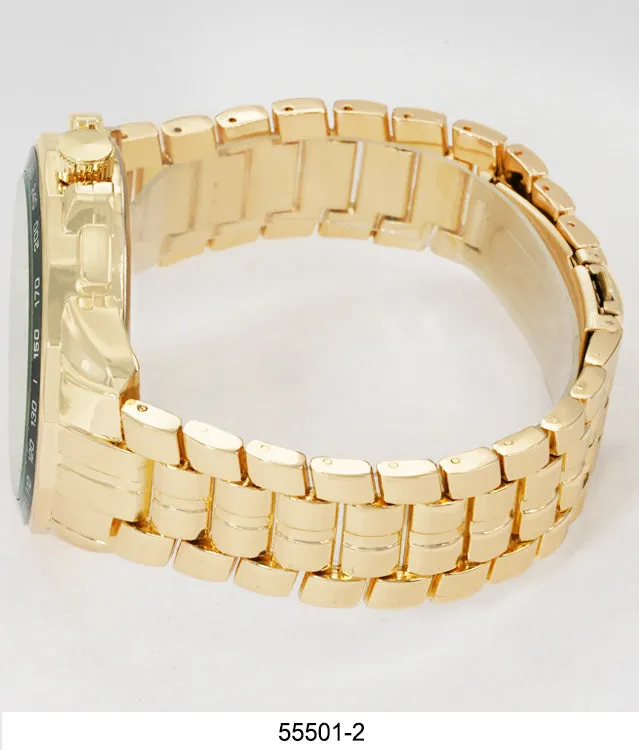 5550-Montres Carlo Metal Band Watch