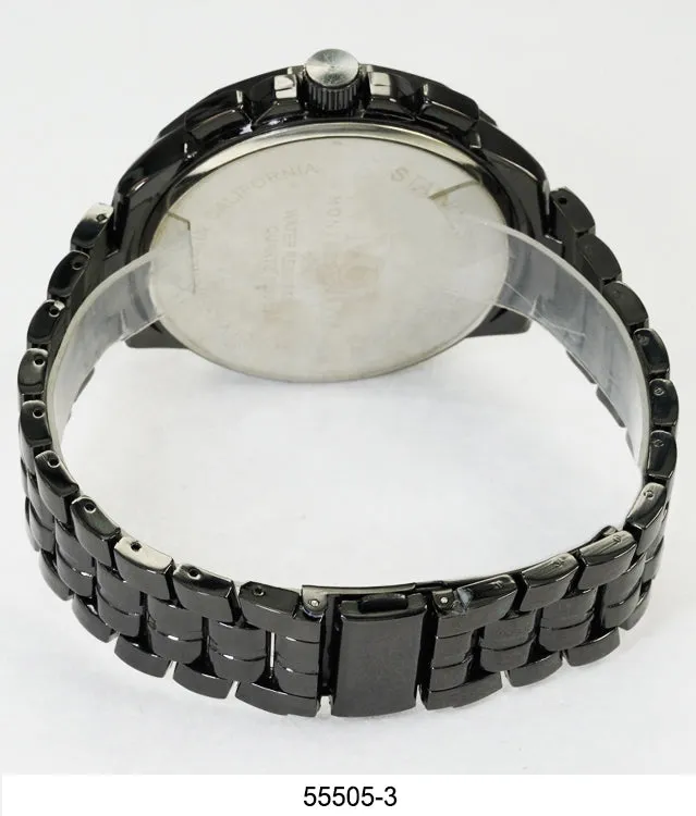 5550-Montres Carlo Metal Band Watch
