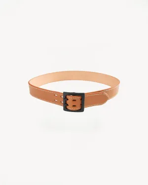 A107HSII - Extra Thick Bridle Leather Belt - Natural