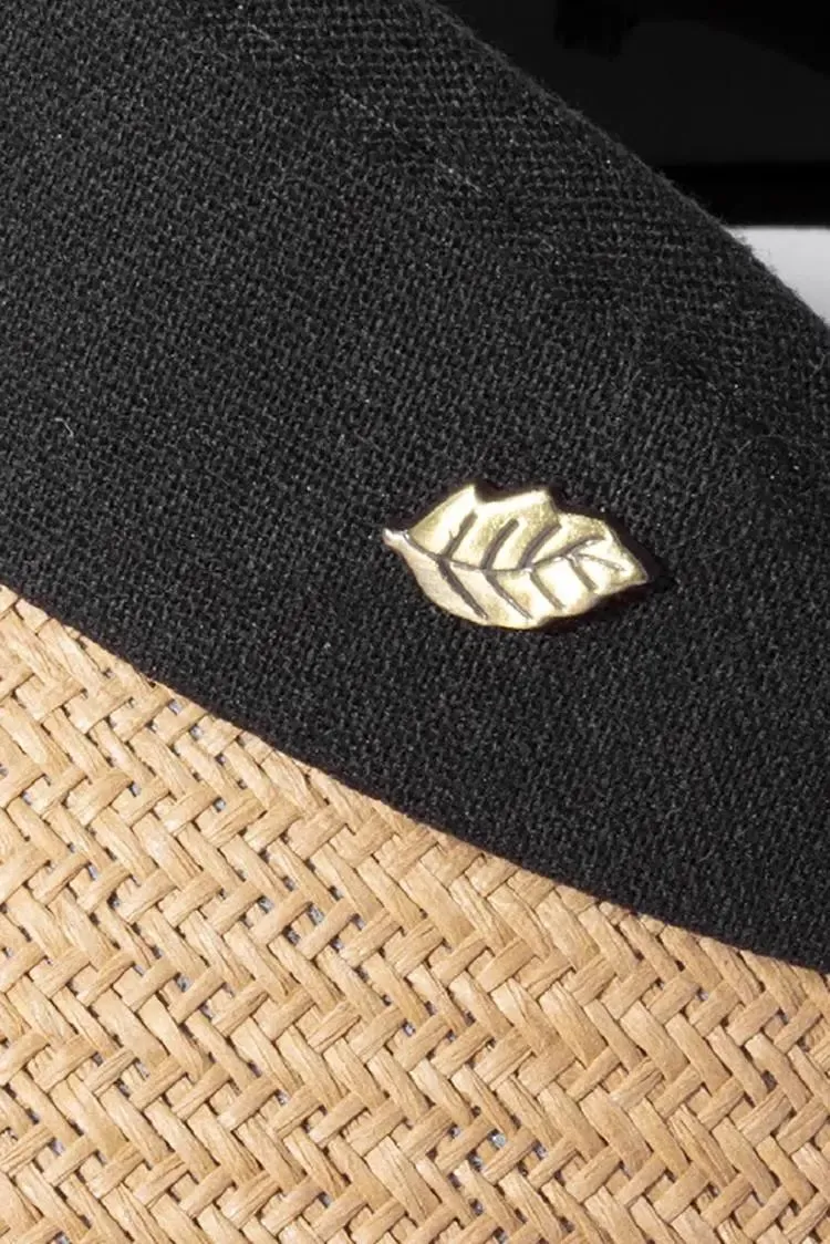 Adjustable UPF50 Wide-brim Straw Sun Visor