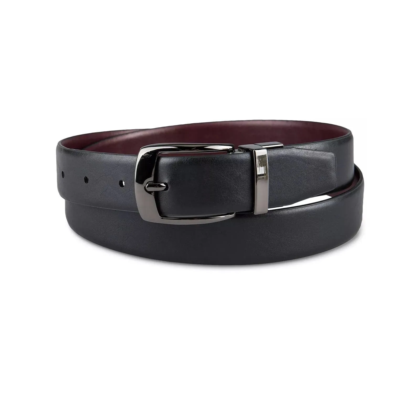 ALFANI Men's Modern Reversible Dress Belt Black Brown