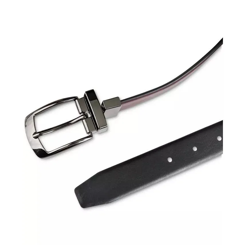 ALFANI Men's Modern Reversible Dress Belt Black Brown