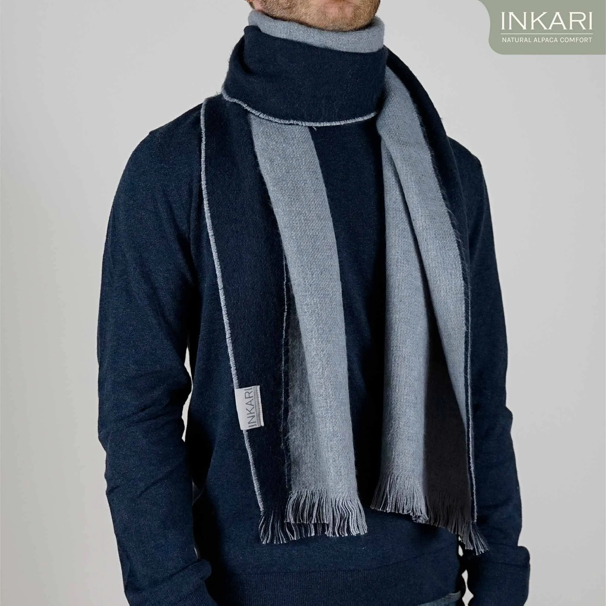 Alpaca Scarves - Double Face
