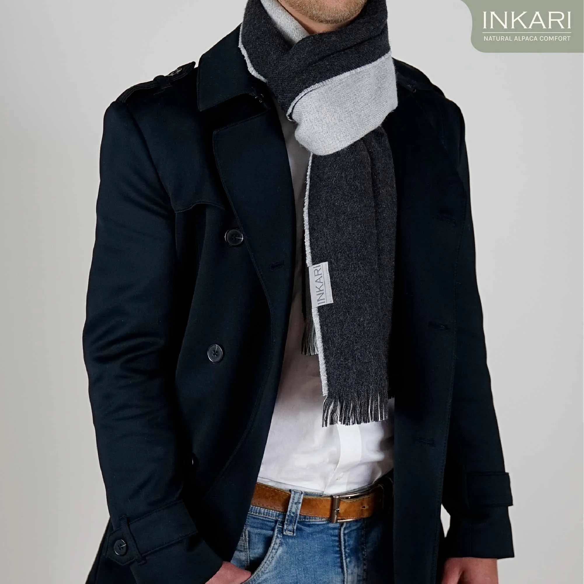 Alpaca Scarves - Double Face