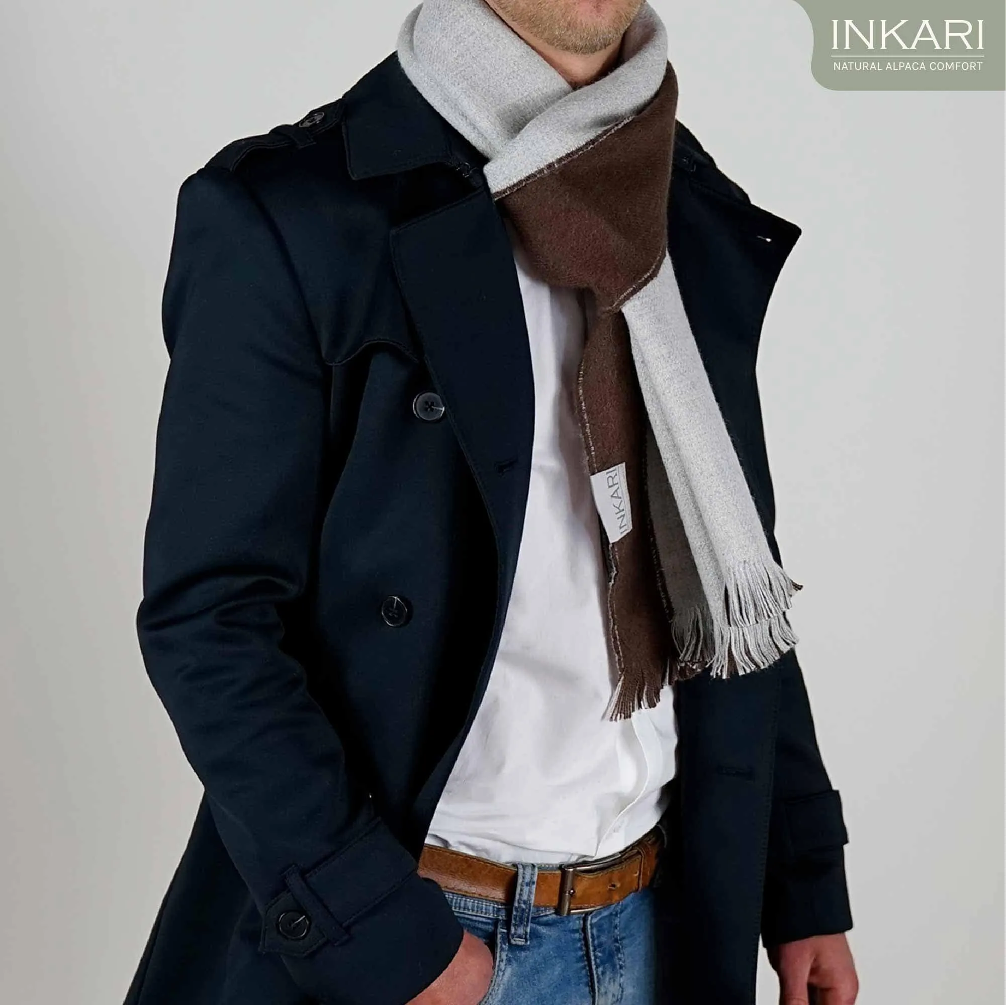 Alpaca Scarves - Double Face