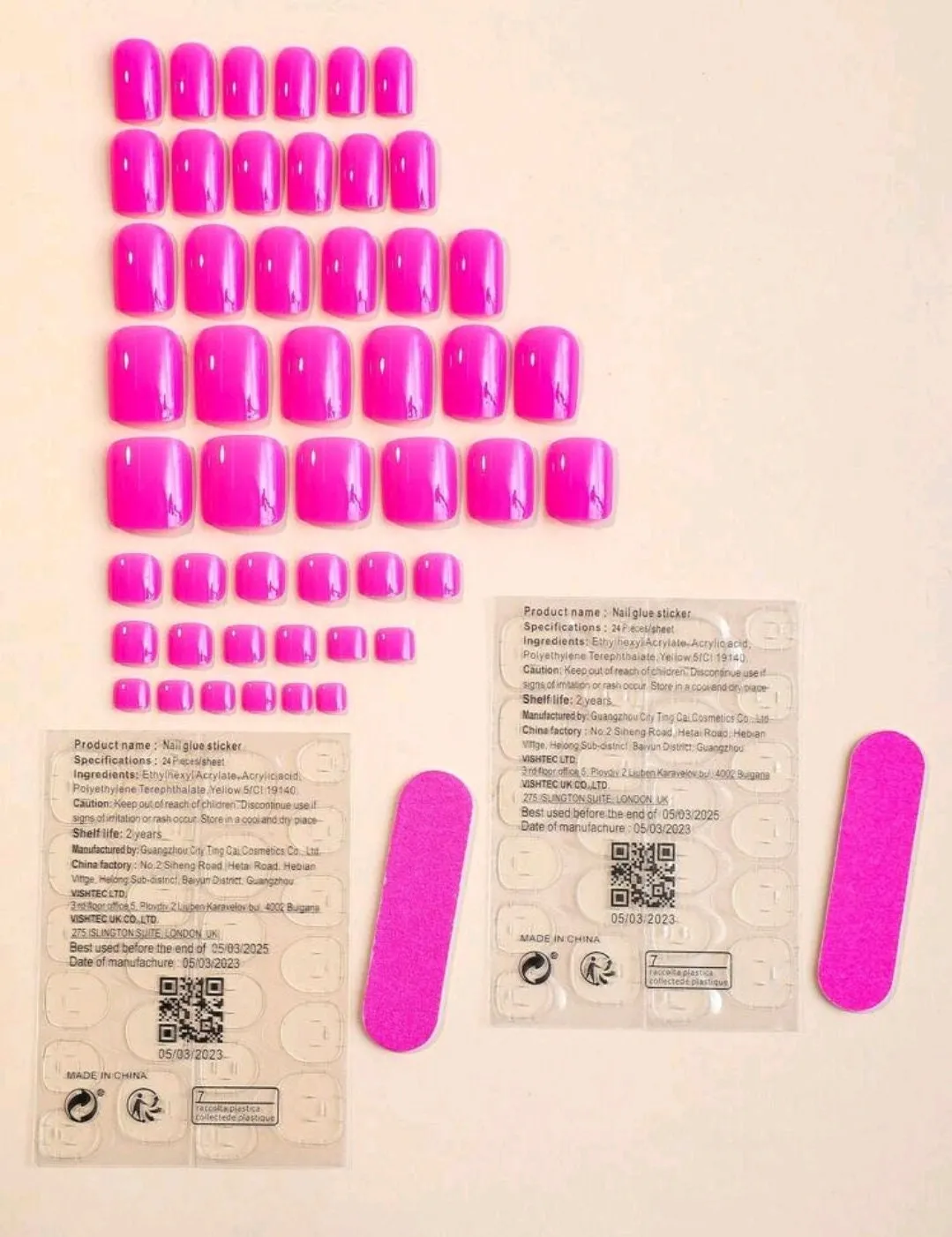 Beauty - Nails - fuchsia