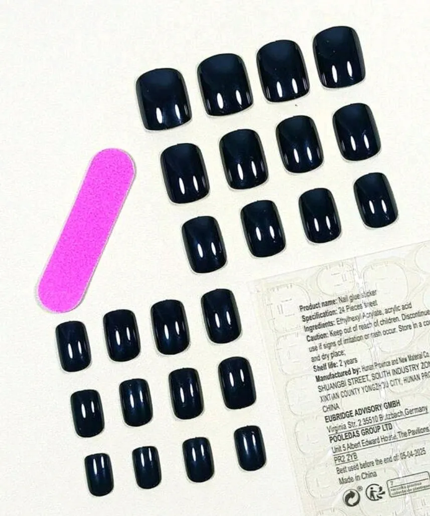 Beauty - Nails - short - black