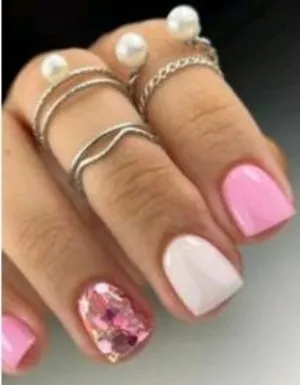 Beauty - Nails - short - pink