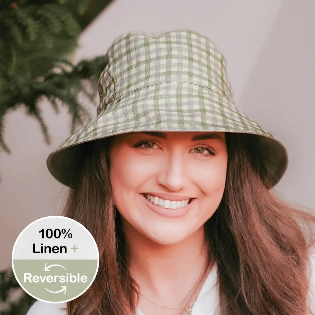 Bedhead 'Vacationer' Reversible Ladies Sun Hat - Noah / Moss