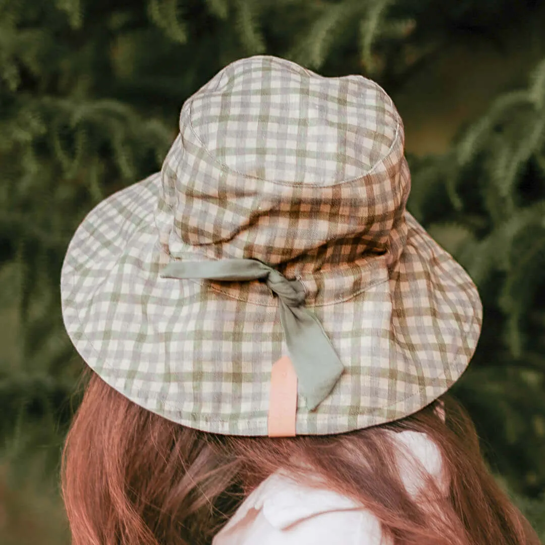Bedhead 'Vacationer' Reversible Ladies Sun Hat - Noah / Moss