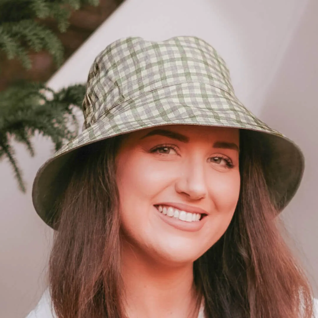 Bedhead 'Vacationer' Reversible Ladies Sun Hat - Noah / Moss