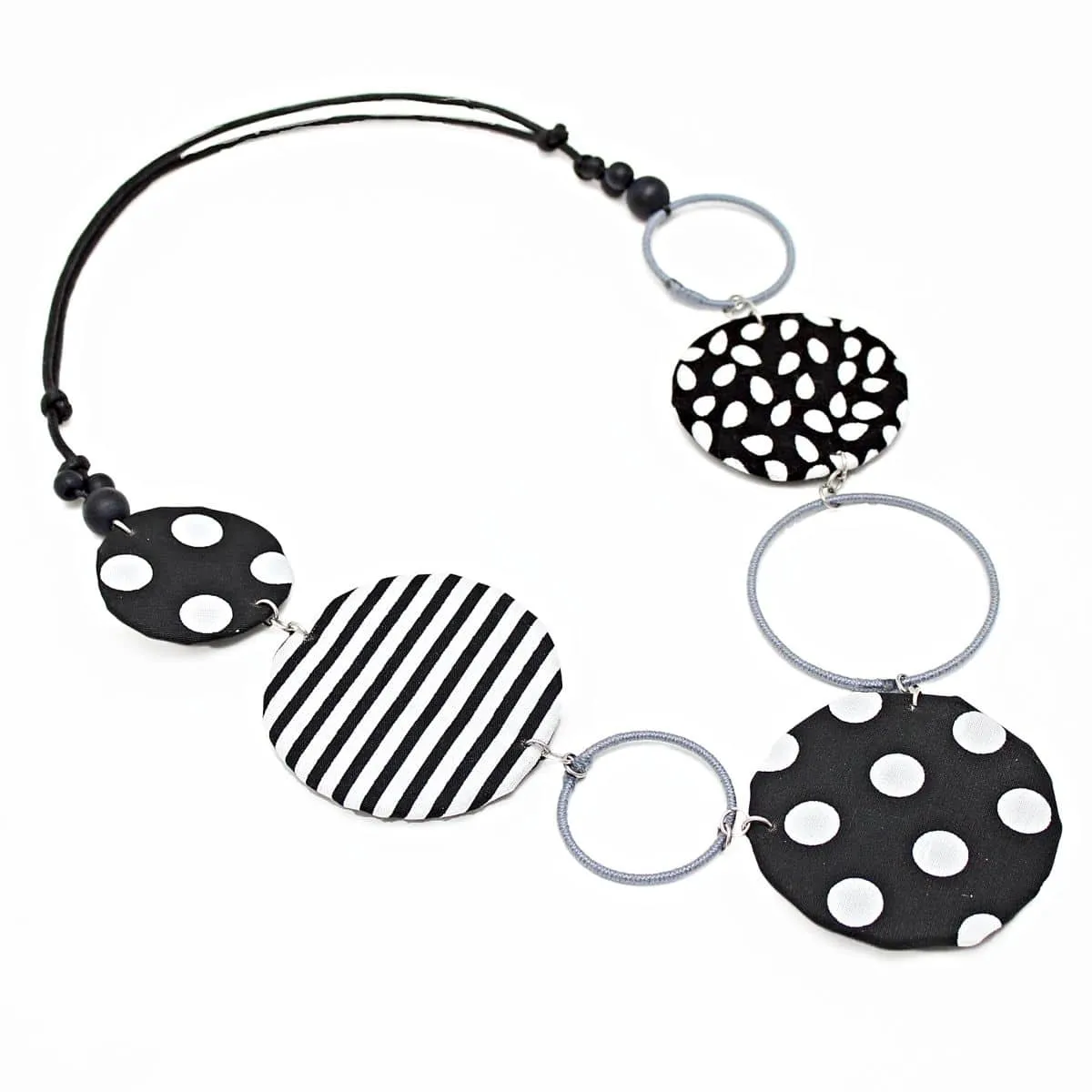 Black and White Teigen Statement Necklace