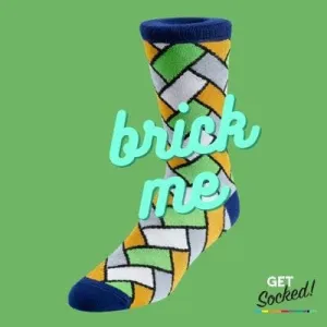 Brick Me  - Bamboo Socks