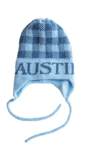Butterscotch Blankees Gingham Hat Earflap
