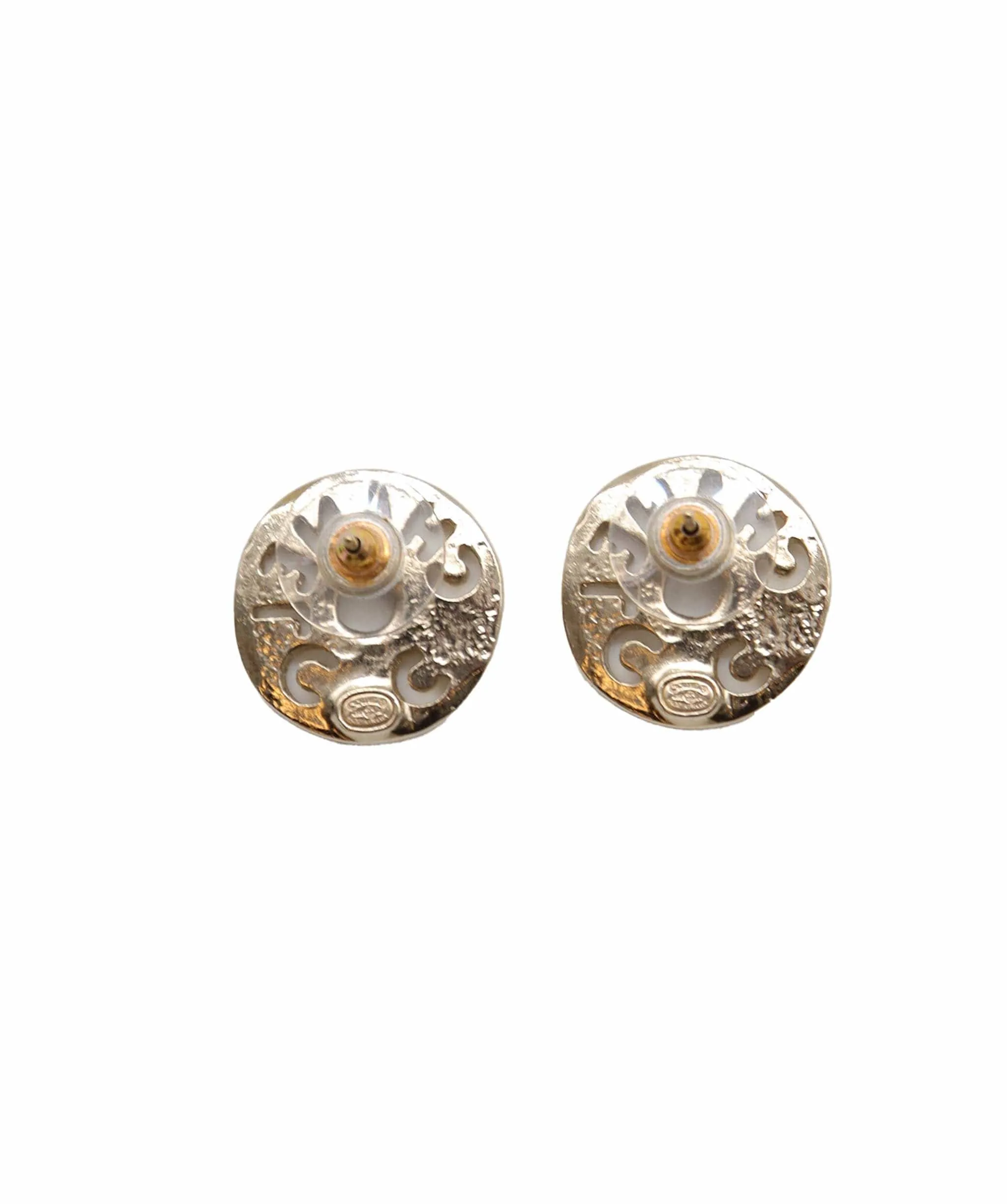 Chanel 19A Cutout detail stud earrings - DXBS1481