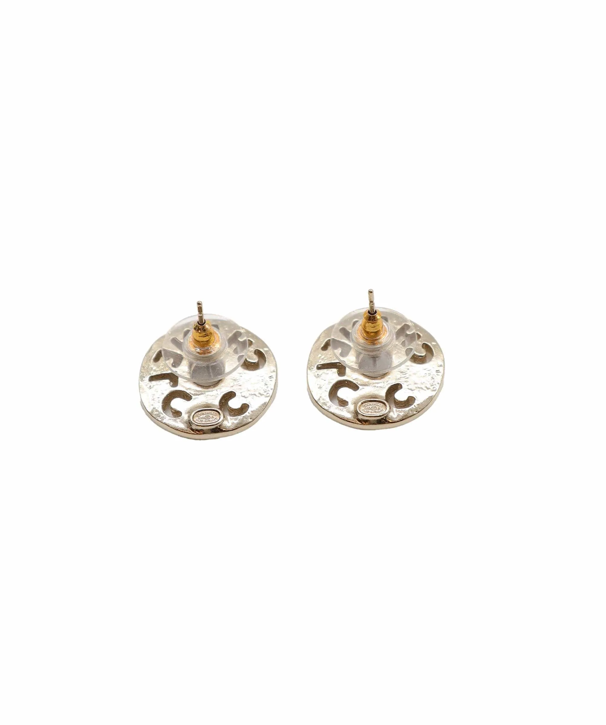 Chanel 19A Cutout detail stud earrings - DXBS1481