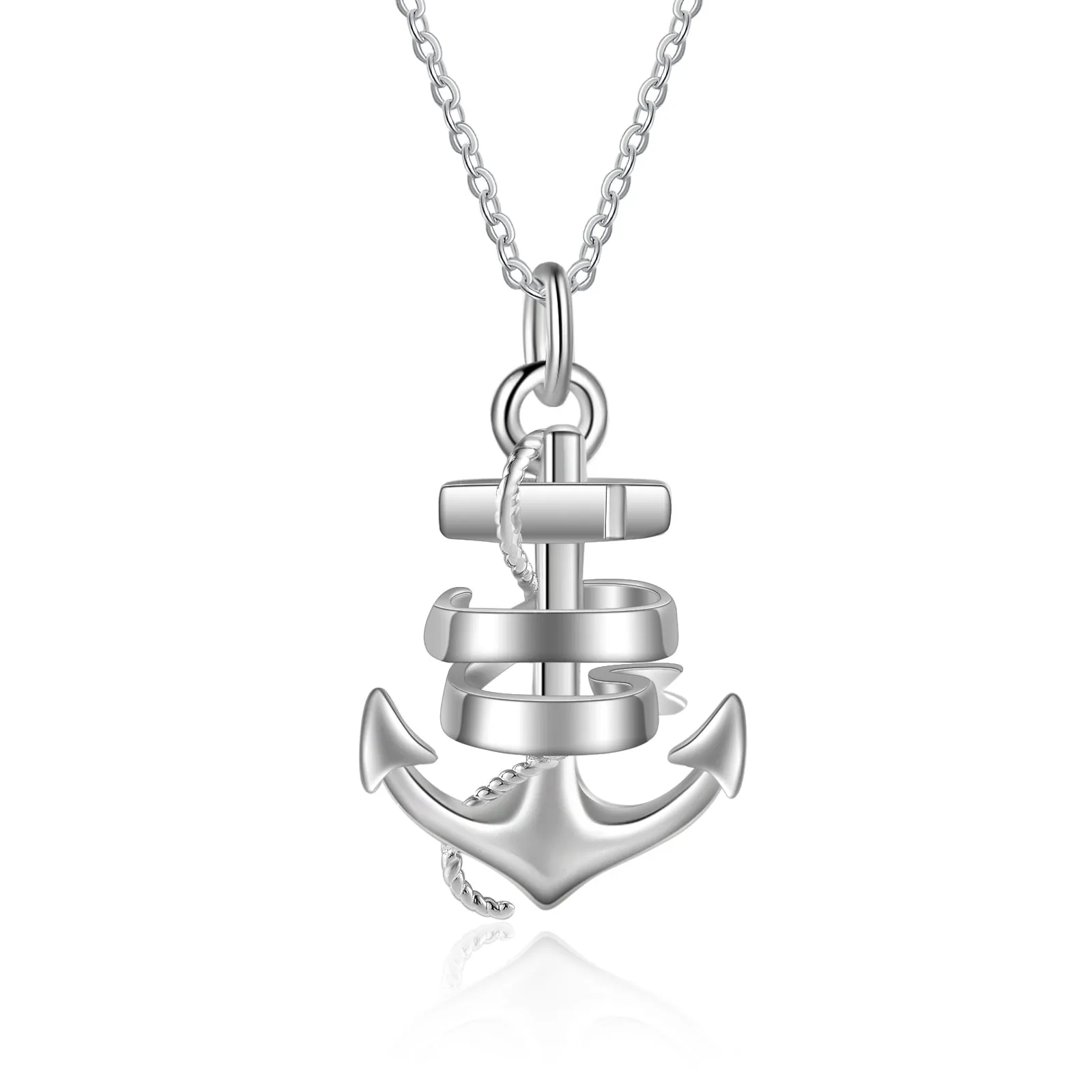 Custom Name With Anchor Necklace
