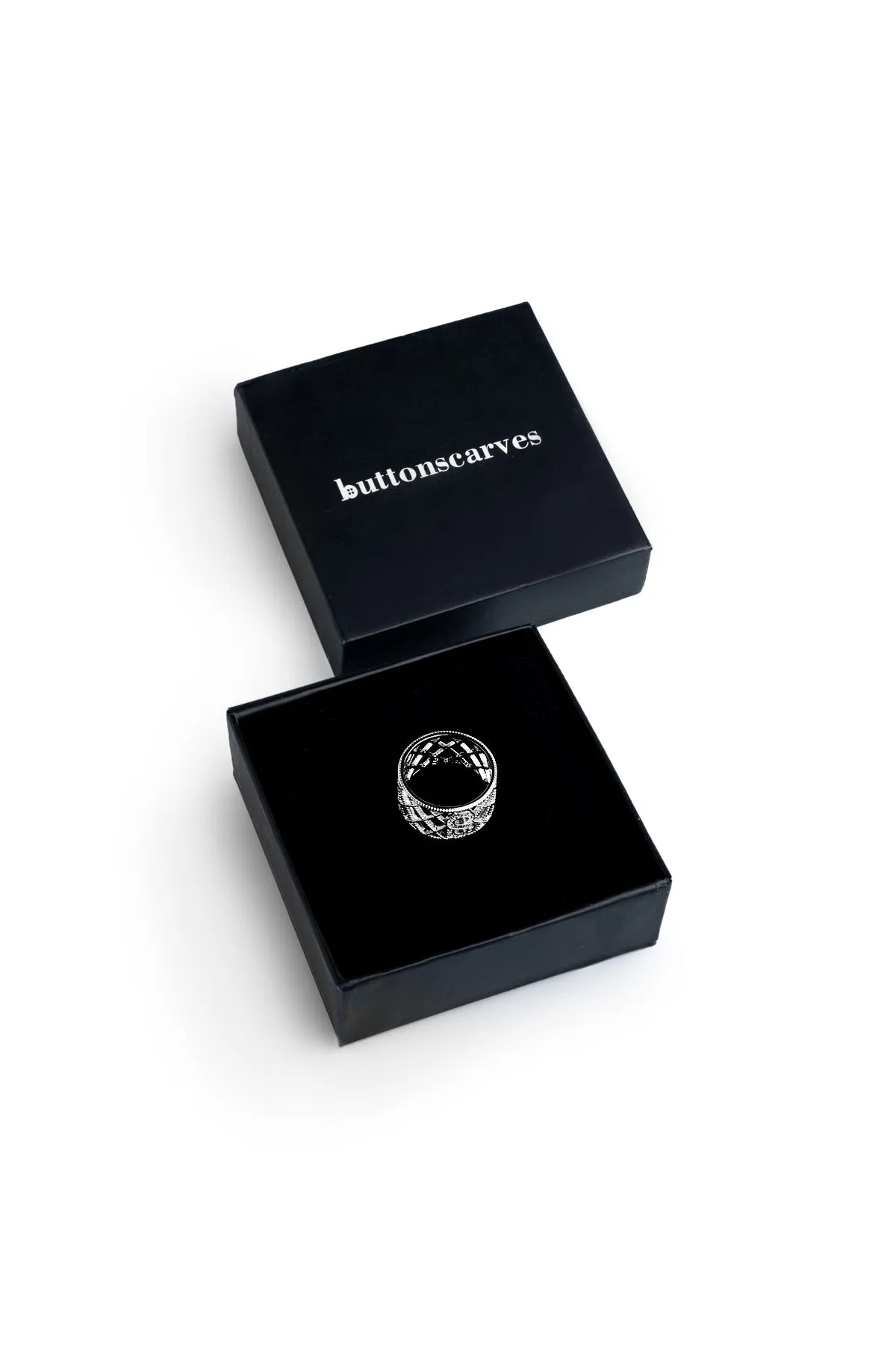 Diana Ring Brooch - Silver