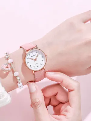 Elegance Retro Exam Small Female Middle School Student Watch