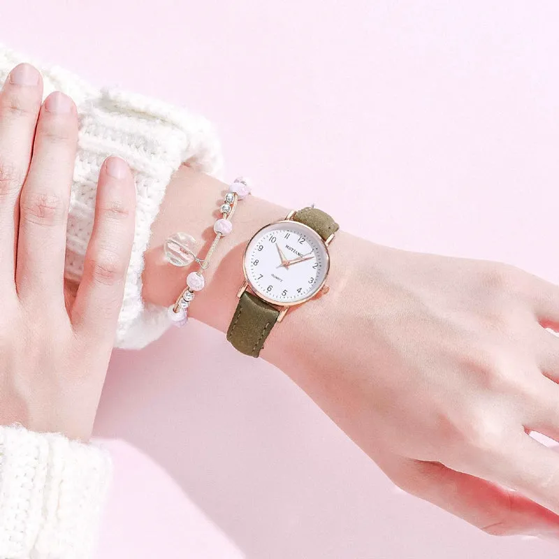 Elegance Retro Exam Small Female Middle School Student Watch