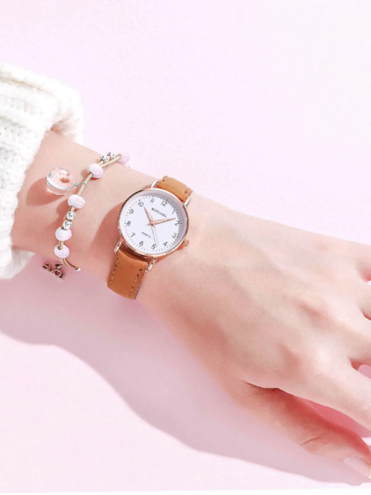 Elegance Retro Exam Small Female Middle School Student Watch