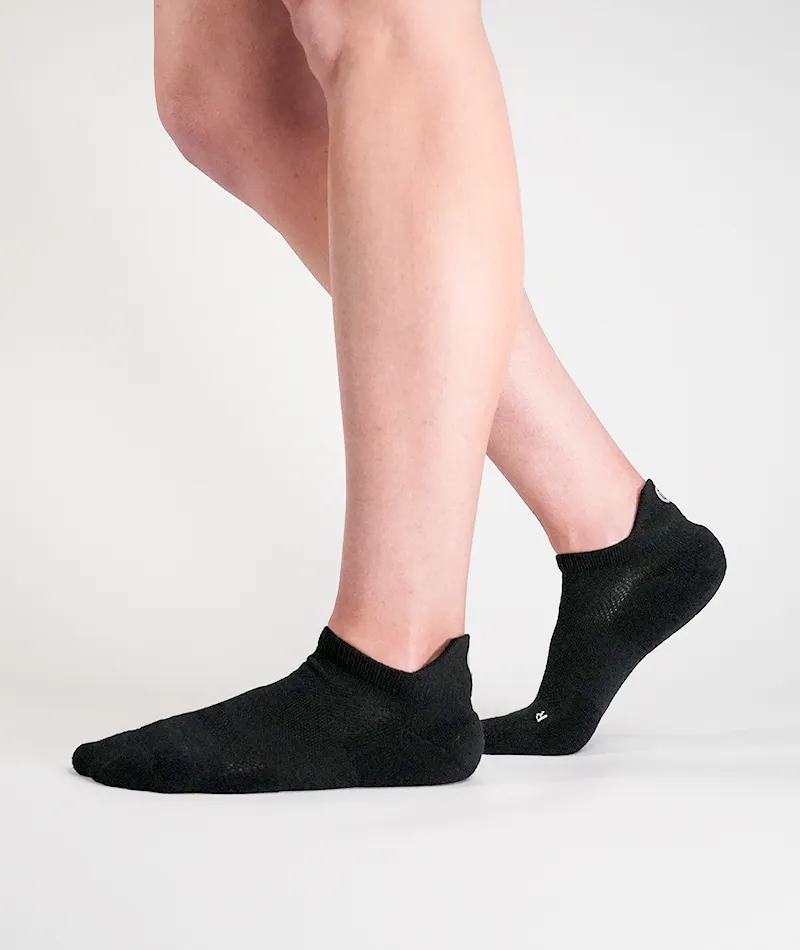 Everyday Merino Ankle Socks Black