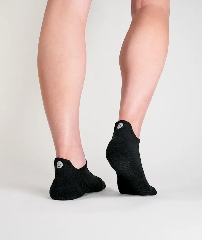 Everyday Merino Ankle Socks Black