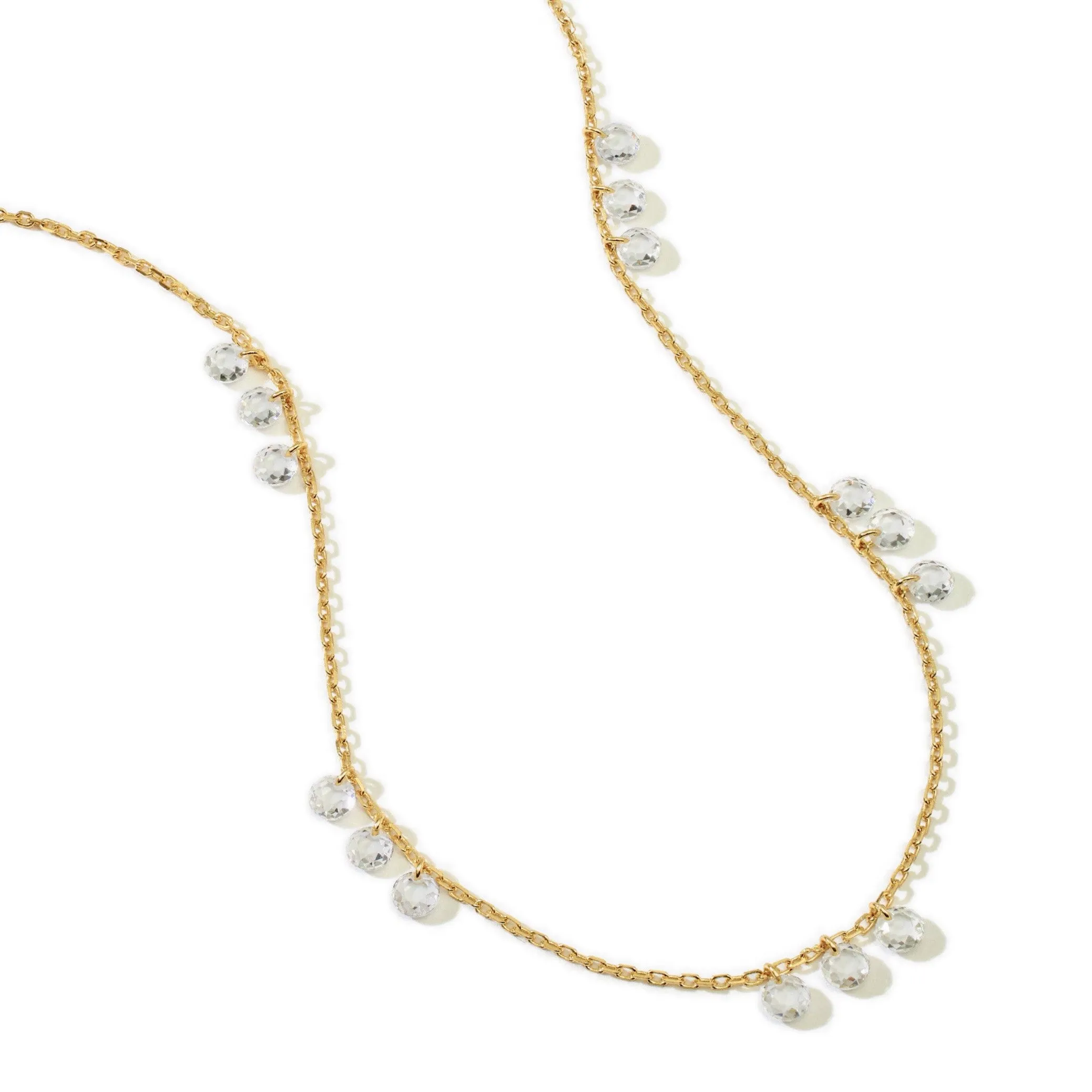 Floating CZ Necklace