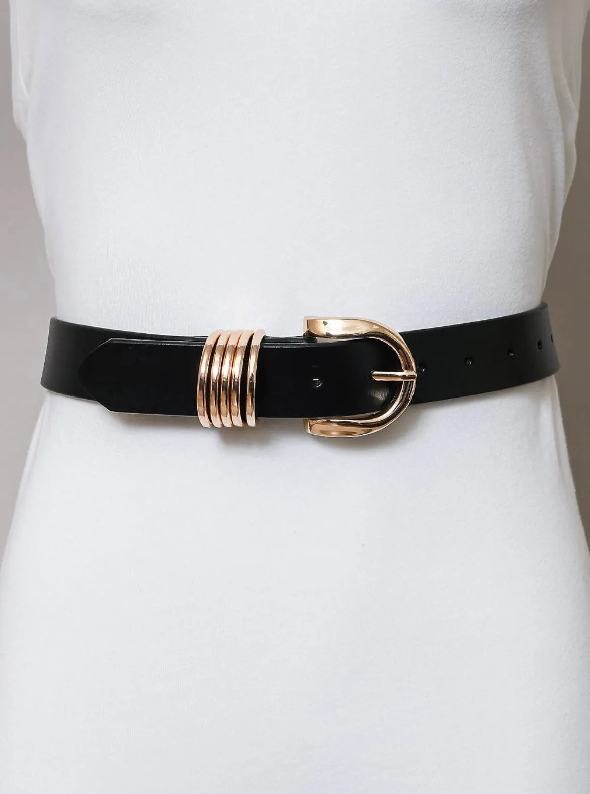 Four Accent Ring Belt