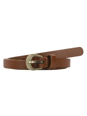 Genuine Leather Tan Women Belt