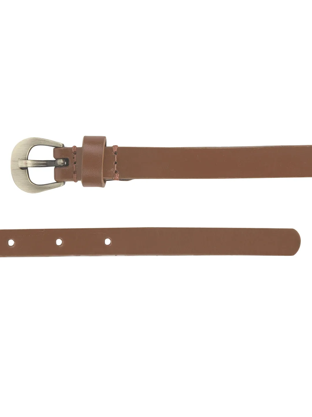 Genuine Leather Tan Women Belt