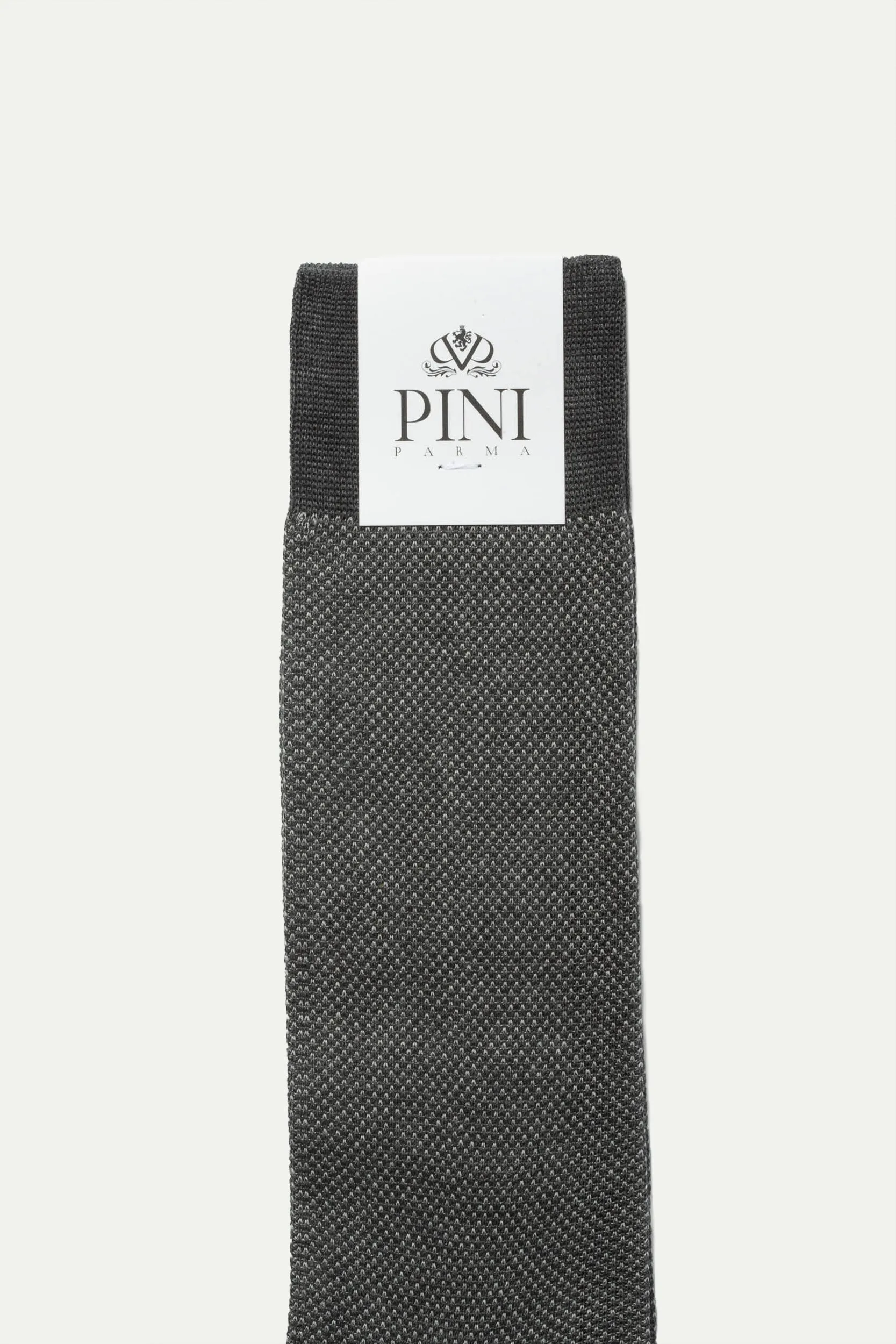 Grey patterned short socks - Made in Italy