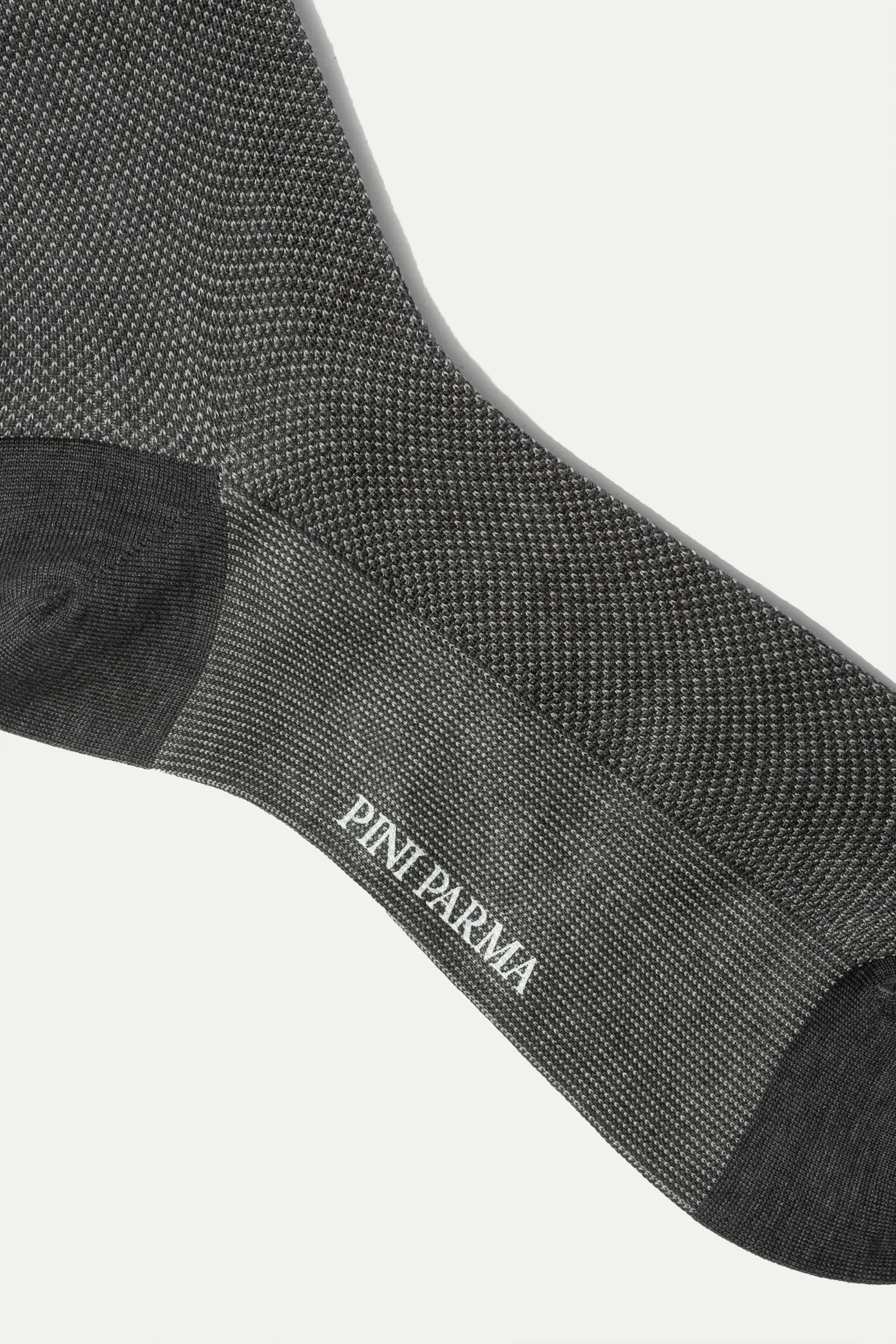 Grey patterned short socks - Made in Italy