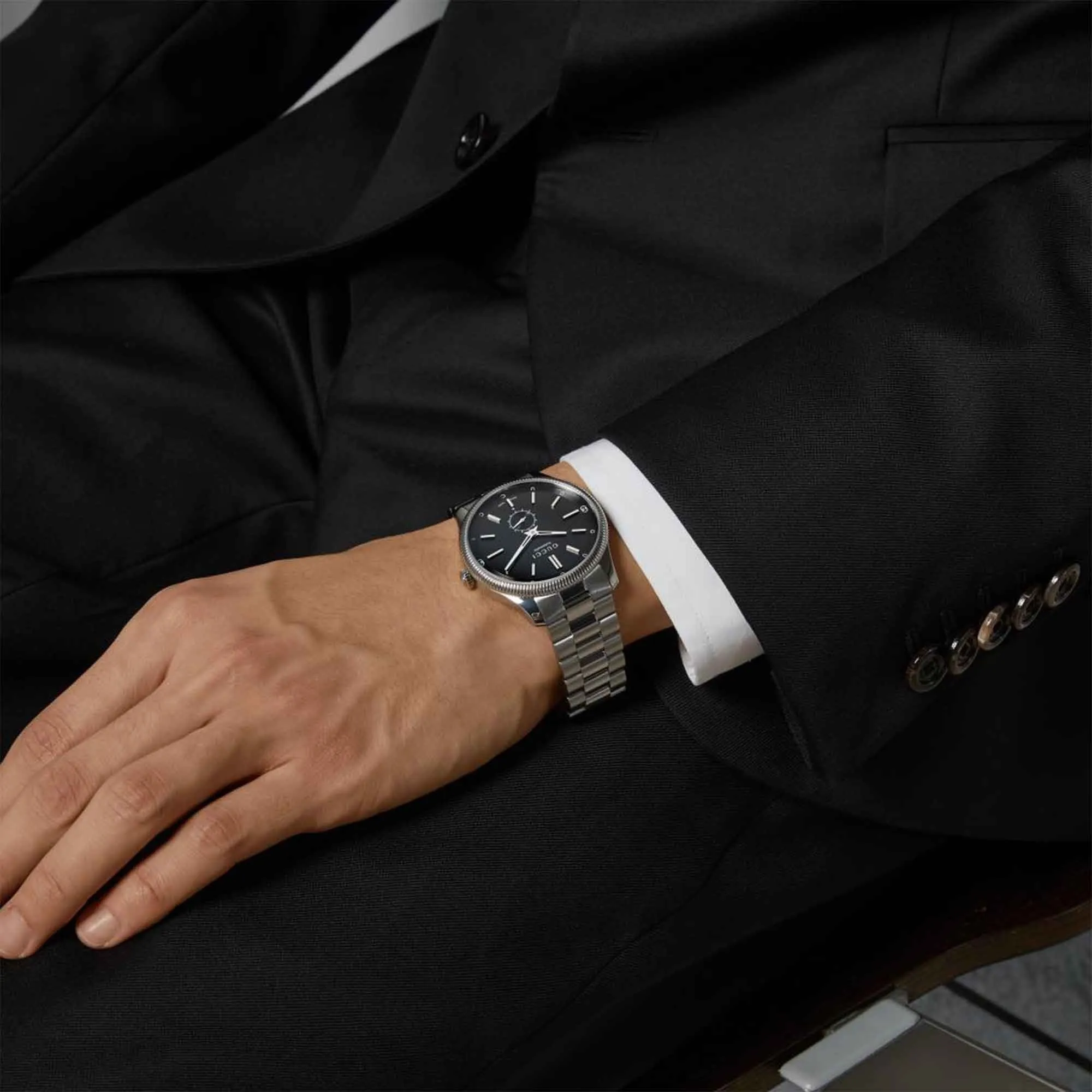 Gucci G-Timeless 40mm Black Automatic Men's Watch