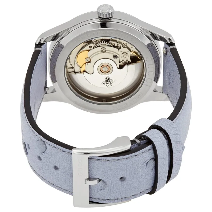 Gucci G-Timeless Automatic Transparent Mother of Pearl Dial Ladies Watch YA1264113
