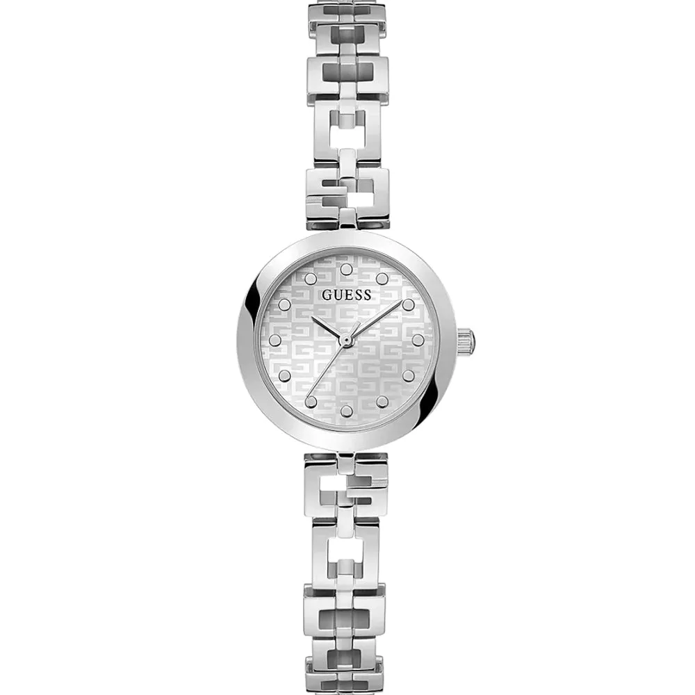 Guess Lady G Silver Tone Stainless Steel Strap Ladies Watch GW0549L1