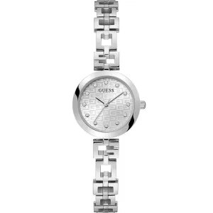 Guess Lady G Silver Tone Stainless Steel Strap Ladies Watch GW0549L1