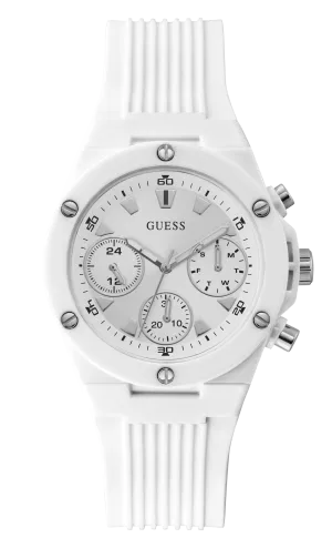 Guess Women White Dial Analog Watch - GW0255L1