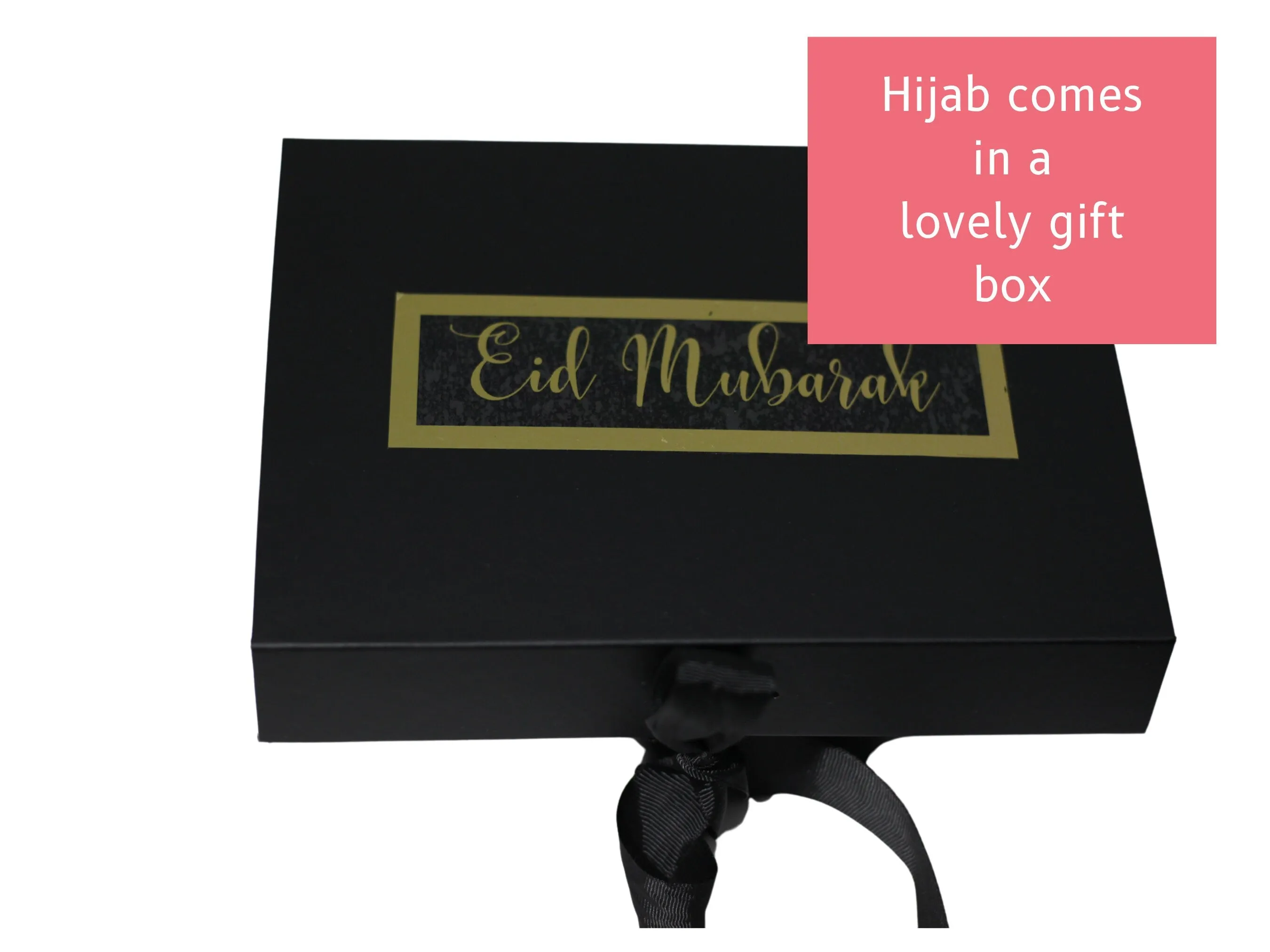 Hijab gift box set with handmade bath salts, gift card and gift message, gifts for her, gifts for Eid, Gifts for Mum, hijab gift
