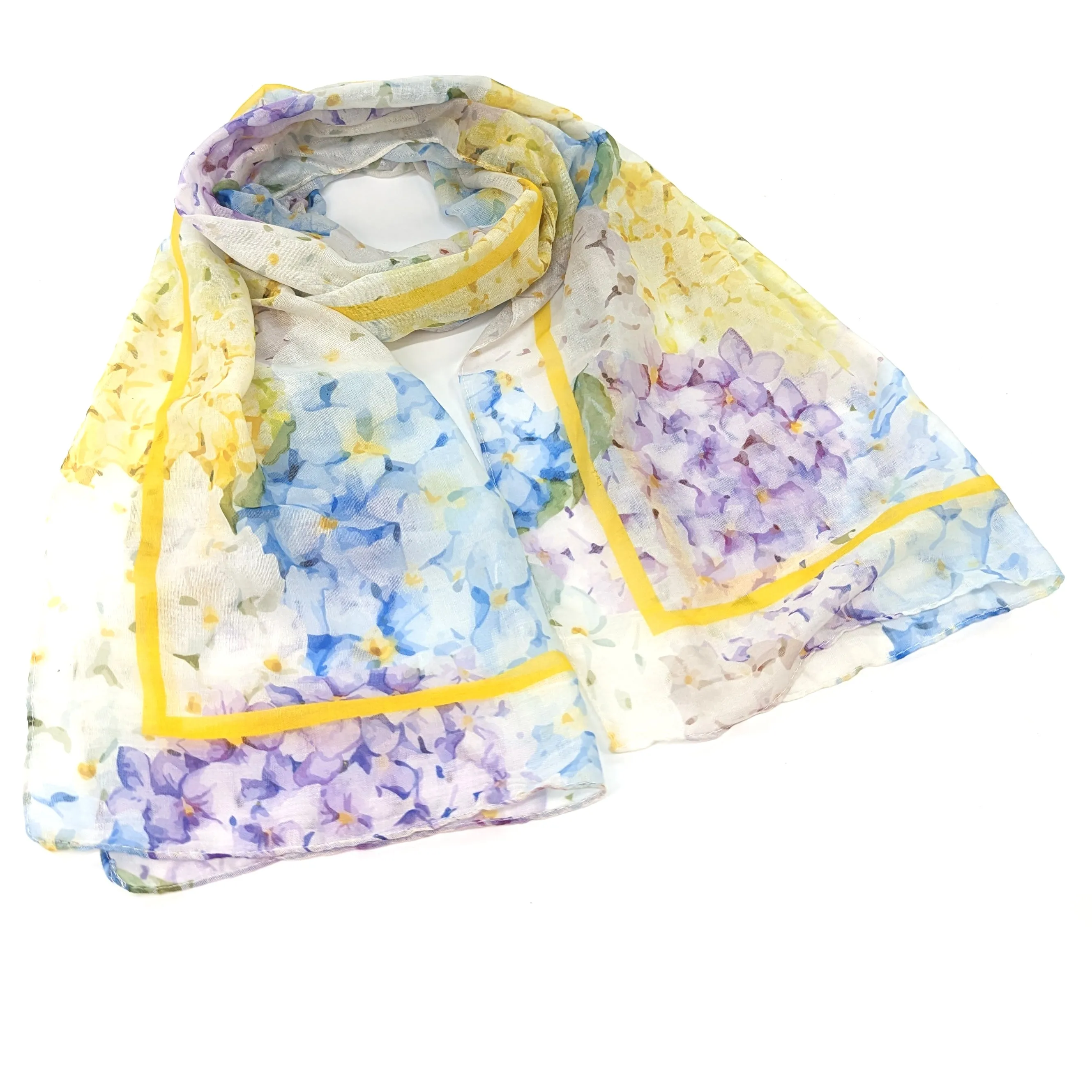 Hydrangea ladies Fashion Scarf